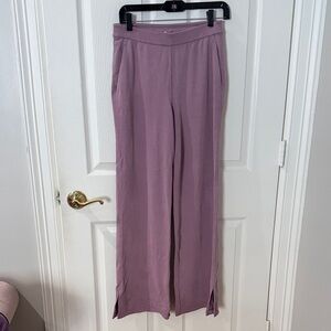 Lululemon Mauve Pants high rise softstreme with pockets pique pant small
